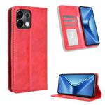For OPPO K13 5G Magnetic Buckle Retro Texture Leather Phone Case(Red)