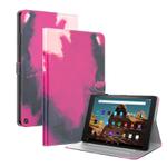 For Amazon Fire HD 10 2023 Watercolor Pattern Flip Leather Tablet Case(Berry Color)