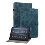 For Amazon Fire Max 11 Tiger Pattern Flip Leather Tablet Case(Dark Blue)