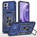 Motorola Edge 30 Neo Armor PC + TPU Camera Shield Phone Case(Navy Blue)