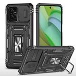 Motorola Moto G 5G 2023 Armor PC + TPU Camera Shield Phone Case(Black)