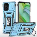 Motorola Moto G 5G 2023 Armor PC + TPU Camera Shield Phone Case(Light Blue)