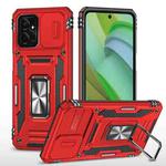 Motorola Moto G Power 5G 2023 Armor PC + TPU Camera Shield Phone Case(Red)