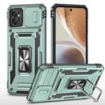 Motorola Moto G32 Armor PC + TPU Camera Shield Phone Case(Alpine Green)