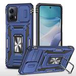 Motorola Moto G53 Armor PC + TPU Camera Shield Phone Case(Navy Blue)