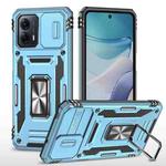 Motorola Moto G53 Armor PC + TPU Camera Shield Phone Case(Light Blue)