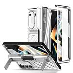 For Samsung Galaxy Z Fold5 TPU + PC Integrated All-inclusive Shockproof Phone Case with Pen(Silver)