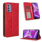 For Nokia C300 4G Magnetic Buckle Retro Texture Leather Phone Case(Red)