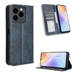 For Ulefone Note 20 Pro Magnetic Buckle Retro Texture Leather Phone Case(Blue)