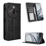 For ZTE nubia Focus Pro 5G Magnetic Buckle Retro Texture Leather Phone Case(Black)
