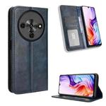 For ZTE Blade A76 5G Magnetic Buckle Retro Texture Leather Phone Case(Blue)