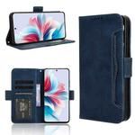 For OPPO Reno11 F 5G / F25 Pro 5G Skin Feel Calf Texture Card Slots Leather Phone Case(Blue)