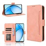 For OPPO A60 4G Skin Feel Calf Texture Card Slots Leather Phone Case(Pink)