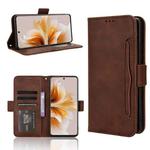 For OPPO F27 Pro 5G / F27 Pro+ 5G Skin Feel Calf Texture Card Slots Leather Phone Case(Brown)