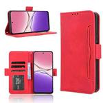 For OPPO A5 Pro Global Skin Feel Calf Texture Card Slots Leather Phone Case(Red)