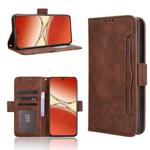 For OPPO F29 Pro 5G Skin Feel Calf Texture Card Slots Leather Phone Case(Brown)
