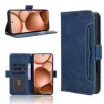 For OPPO Find X8 Ultra 5G Skin Feel Calf Texture Card Slots Leather Phone Case(Blue)