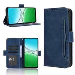For OPPO A5 4G / 5G Global Skin Feel Calf Texture Card Slots Leather Phone Case(Blue)