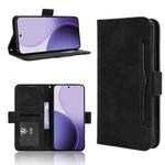 For OPPO Reno14 5G Global Skin Feel Calf Texture Card Slots Leather Phone Case(Black)