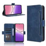 For OPPO A5x 4G / 5G Global Skin Feel Calf Texture Card Slots Leather Phone Case(Blue)