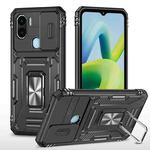 For Xiaomi Redmi A1 Armor PC + TPU Camera Shield Phone Case(Black)