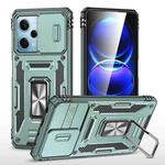 For Xiaomi Redmi Note 12 5G Global Armor PC + TPU Camera Shield Phone Case(Alpine Green)