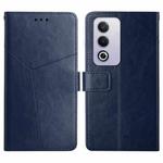 For OPPO A80 EU / A3 Pro Global Y-shaped Pattern Flip Leather Phone Case(Blue)