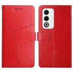 For OPPO A5 5G Global Y-shaped Pattern Flip Leather Phone Case(Red)