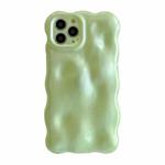 For iPhone 14 Pro Max Wave Bubbles TPU Phone Case(Green)