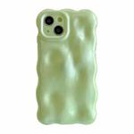 For iPhone 13 Wave Bubbles TPU Phone Case(Green)