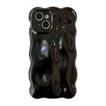 For iPhone 13 Wave Bubbles TPU Phone Case(Pearlescent Black)