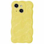 For iPhone 13 Wave Bubbles TPU Phone Case(Baby Yellow)