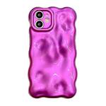 For iPhone 12 Wave Bubbles TPU Phone Case(Purple)
