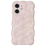For iPhone 12 Wave Bubbles TPU Phone Case(Baby Pink)