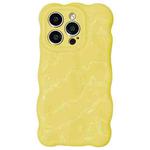 For iPhone 12 Pro Wave Bubbles TPU Phone Case(Baby Yellow)