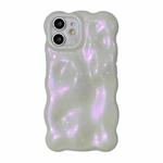 For iPhone 11 Wave Bubbles TPU Phone Case(Glitter Pink)