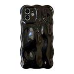For iPhone 11 Wave Bubbles TPU Phone Case(Pearlescent Black)