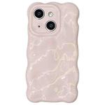 For iPhone 15 Wave Bubbles TPU Phone Case(Baby Pink)
