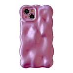 For iPhone 15 Plus Wave Bubbles TPU Phone Case(Pearlescent Purple)