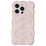 For iPhone 15 Pro Max Wave Bubbles TPU Phone Case(Baby Pink)