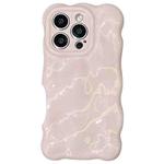 For iPhone 16 Pro Max Wave Bubbles TPU Phone Case(Baby Pink)