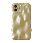 For iPhone 16 Plus Wave Bubbles TPU Phone Case(Pearlescent Yellow)
