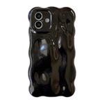 For iPhone 16 Plus Wave Bubbles TPU Phone Case(Pearlescent Black)