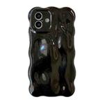 For iPhone 16 Wave Bubbles TPU Phone Case(Pearlescent Black)