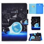 For Samsung Galaxy Tab A 8.0 / T350 Colored Drawing Stitching Horizontal Flip Leather Case with Holder & Card Slots & Sleep / Wake-up Function(Lamp Bulb)