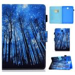 For Samsung Galaxy Tab A 8.0 / T350 Colored Drawing Stitching Horizontal Flip Leather Case with Holder & Card Slots & Sleep / Wake-up Function(Forest)