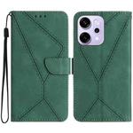 For OPPO Reno14 Pro 5G Global Stitching Embossed Leather Phone Case(Green)