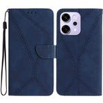 For OPPO Reno14 Pro 5G Global Stitching Embossed Leather Phone Case(Blue)