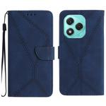 For Honor 400 Lite Stitching Embossed Leather Phone Case(Blue)