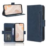 For Aiwa Phone B-2 JA3-SMP0602 Skin Feel Calf Texture Card Slots Leather Phone Case(Blue)